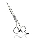 DANIAL High Carbon Razor Cut Stainless Steel Hair Cutting Scissors - Professional Barber Scissors for Men and Women - Ideal for Beard, Moustache, and Nose Trimming 7 INCH (MATT)