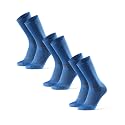 DANISH ENDURANCE Crew Cycling Socks, Fast-Dry &amp; Cushioned, 3 &amp; 5-Pack