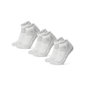 DANISH ENDURANCE Low-Cut Cycling Socks, Fast-Dry, Men &amp; Women, 3-Pack