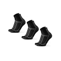 DANISH ENDURANCE Running Socks for Men & Women, Quarter Socks, 3 & 5-Pack