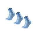 DANISH ENDURANCE Running Socks for Men & Women, Quarter Socks, 3 & 5-Pack