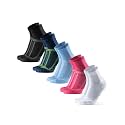 DANISH ENDURANCE Running Socks for Men &amp; Women, Quarter Socks, 3 &amp; 5-Pack