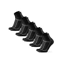 DANISH ENDURANCE Running Socks for Men &amp; Women, Quarter Socks, 3 &amp; 5-Pack