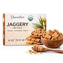 Danodia Foods USDA Organic Jaggery Bites, Cane Gur/Gud Sweetener, 1 lb Pack