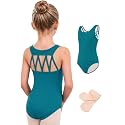 DANSHOW Tank Dance Leotard for Girls Toddler Ballet Leotard
