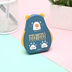 digital kitchen timer amp stopwatch large digits loud alarm kitchen timer magnetic countdown digital timer for teacher kids and elderly for classroom home work fitness cooking sky blue