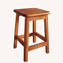 Wooden Stool Side Table for Home & Kitchen, Living Room | Wooden Stool Table- 20-Inch