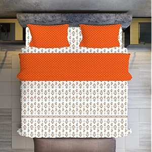 glace cotton elastic fitted bedsheet king size 78x72 with 2 contrast zumbo size pillow covers d design-6