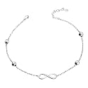 Anklet for Women 925 Sterling Silver Foot Adjustable Ankle Bracelet Jewelry
