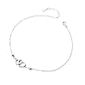 Anklet for Women 925 Sterling Silver Foot Adjustable Ankle Bracelet Jewelry