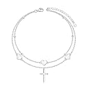 Anklet for Women 925 Sterling Silver Foot Adjustable Ankle Bracelet Jewelry