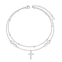 Anklet for Women 925 Sterling Silver Foot Adjustable Ankle Bracelet Jewelry