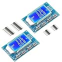 DAOKI 2PCS Signal Generator Module DC 12V 24V Adjustable Module PWM Pulse Frequency Duty Cycle Square Wave Display 5V + 40 PIN