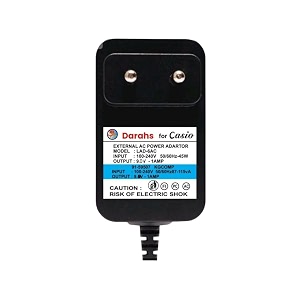 ac adapter for 9v casio piano keyboard ad-5 ad-5mu ad5mu ad-5mle ad-5gl ad5gl tc11035 extra-long power cord piano adapter for cesio keyboards amp electronics keyboard pack of 1