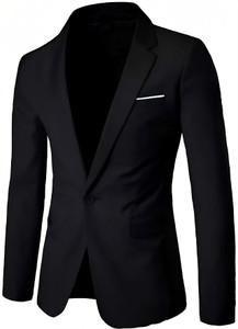 darbar in solid single breasted casual festive  wedding formal lounge wear party men blazer