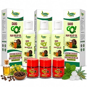 pain relief oil  ideal for joint pain knee pain neck pain back pain shoulder pain sciatica pain  instant pain reliever  ayurvedic amp non-sticky 100 ml pack of 3