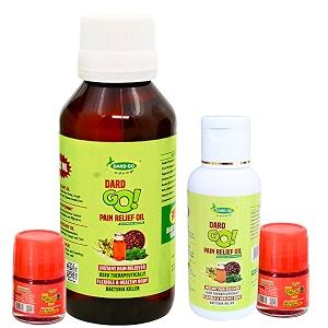 pain relief oil  ideal for joint knee neck back shoulder sciatica  instant reliever  ayurvedic amp non-sticky 100 ml  40 ml  2 balm combo pack