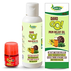 pain relief oil  ideal for joint pain knee pain neck pain back pain shoulder pain sciatica pain  instant pain reliever  ayurvedic amp non-sticky 100ml pack of 1