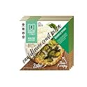 Dare to Be Different Frozen Cauliflower Crust Brussel Sprout Pizza - Gluten Free, Grain Free, Low Carb, Slim, Thin, and Crispy Plant Based Kosher - Perfect Pizzas for Keto and Paleo Diet (4-Pack)