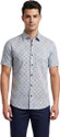 Daredevil Men Printed Casual Grey Shirt