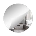 12'' Round Wall Mirror Tiles Self Adhesive Circle Mirror for Wall