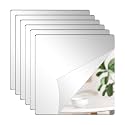 8'' x 8'' x 0.07'' x 6Pcs Acrylic Mirror Tiles for Walls Decor