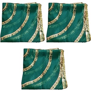 dargah chaddarchadarchunari for ajmer sharif - green 3 cotton