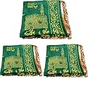 Dargah Chaddar/Chadar/Chunari for Ajmer Sharif - Green, Cotton (Printed), Size 3