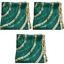 Dargah Chaddar/Chadar/Chunari for Ajmer Sharif - Green, (3, Cotton)