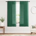 Linen Curtains 63 Inch Long for Living