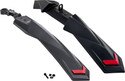 Dark Horse Bicycle MX2 Mudguard Fits 24, 26, V- Brake, MTB & ATB Cycles, NEW Clamp Model Clip-on Front & Rear Fender