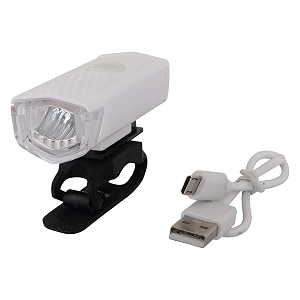 dark horse bicycle usb rechargeable led headlight with 3 modes 300 lm cycling light flashlightcompact in size with free red silicon 2 led 3 mode light white