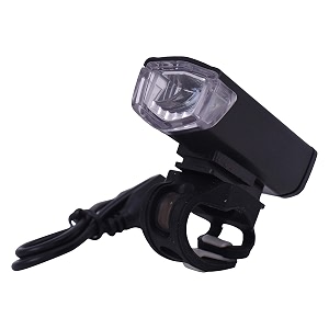 dark horse bicycle usb rechargeable led headlight with 3 modes 300 lm cycling light flashlightcompact in size with free red silicon 2 led 3 mode light black