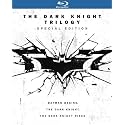 The Dark Knight Trilogy - Limited Edition (Uncut) [Blu-ray + Digital HD + UltraViolet] (2005-2012) | 3 Movies | 6 Discs | Imported from USA | Warner Bros. | 456 min | Region Free | Action Adventure Drama | Featuring 5 Origina