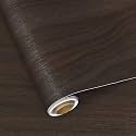 Dark Walnut Contact Paper Peel And Stick Countertops Wood Grain Wallpaper