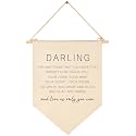 Darling The One Thing You Have-Wall Gift for Baby Boys Girls Kids-Canvas Hanging Pennant Banner Wall Decor Gift for Nursery Classroom Baby Room Playroom Homeschool Reading Room Bedroom Front Door