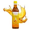 Darsa Organics Mustard Oil for Hair Growth, Skin and Massage, 33.8 oz (1000ml), USDA Organic Cold Pressed Mustard Seed Oil, Pure and Unrefined, Rich in Vitamin E and Omega 3