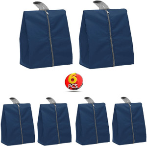 darshanam world shoe pouch blue
