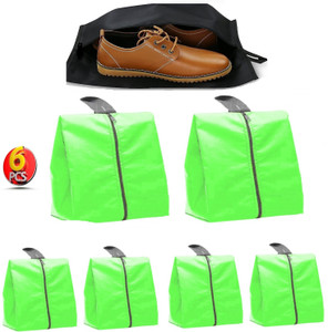 darshanam world shoe pouch green