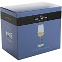 Dartington Crystal Premium White Wine Glasses, with Stem, Set of 6, 450ml