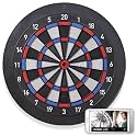 DARTSLIVE Home Electronic Dartboard, Bluetooth Compatible with Online Play, for Soft Tip Darts, 15.5 Inch Diameter Regulation Size Dartboard for Indoor Play, Black