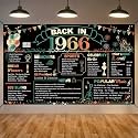 DARUNAXY 60th Birthday Party Decorations, Colorful Back in 1966 Banner