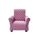Daryoo - Royal Majestic Kids Sofa - Ergonomic Design with Armrest &amp; Backrest for Ages 1-4 (Pink)