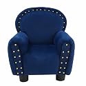 Daryoo Pinewood - Royal Majestic Kids Sofa - Ergonomic Design with Armrest & Backrest for Ages 1-4 (Blue)