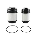Dasbecan 2Pcs Fuel Filter Compatible with Dodge 68677800AA