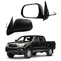 Dasbecan Left Side Mirror Compatible With 05-11 Toyota Tacoma Black 3pins