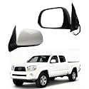 Dasbecan Left Side Mirror Compatible With 2005-11 Toyota Tacoma White 3pins