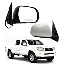 Dasbecan Right Side Mirror Compatible With 05-11 Toyota Tacoma White 3pins