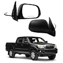 Dasbecan Right Side Mirror Compatible With 05-11 Toyota Tacoma Black 3pins