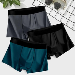 Dasens Pack of 3 Solid Men Trunk